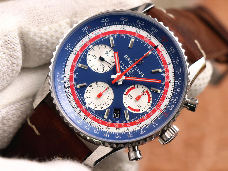 2023040601111367 - 百年靈高仿手錶V9廠的好麽 V9廠百年靈航空計時1繫列B01航空特別版手錶￥3180