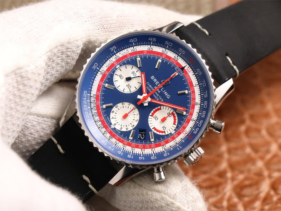 2023040601142666 - 百年靈高仿手錶在哪買 V9廠百年靈航空計時1繫列B01航空特別版手錶￥3180