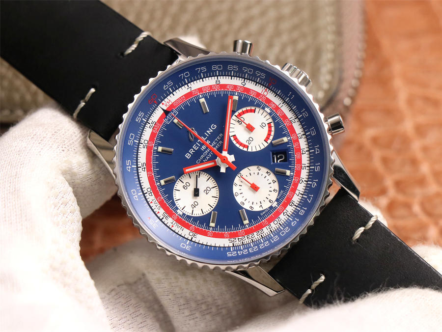 2023040601142761 - 百年靈高仿手錶在哪買 V9廠百年靈航空計時1繫列B01航空特別版手錶￥3180