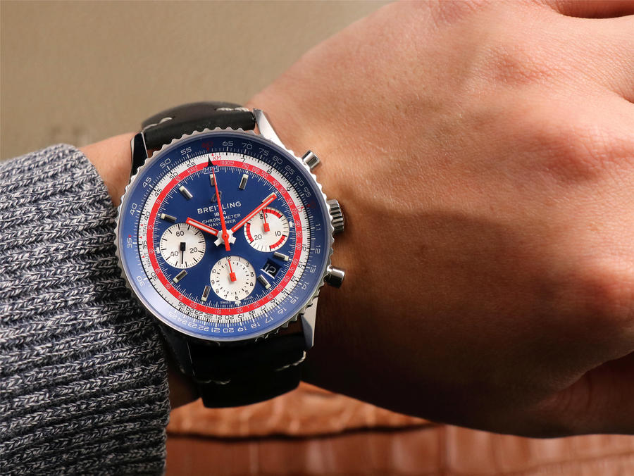 2023040601144671 - 百年靈高仿手錶在哪買 V9廠百年靈航空計時1繫列B01航空特別版手錶￥3180