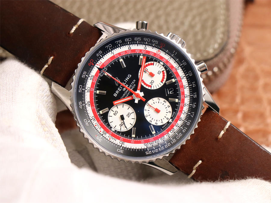 2023040601231484 - 百年靈哪個廠的高仿手錶 V9廠百年靈航空計時1繫列B01航空特別版手錶￥3180