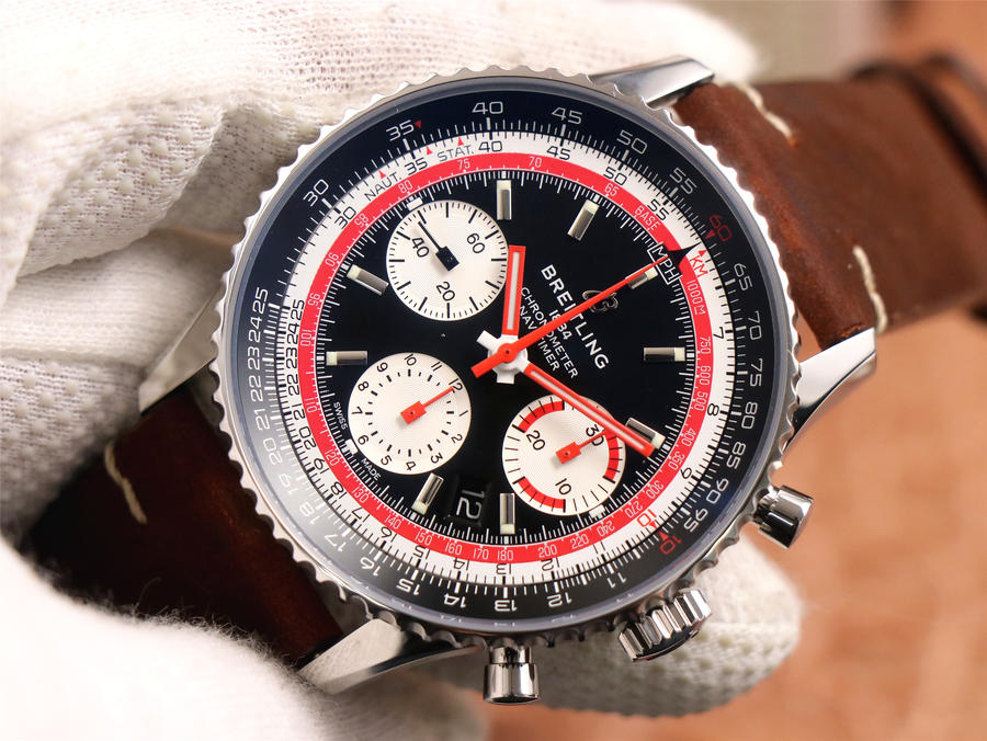 2023040601231823 - 百年靈哪個廠的高仿手錶 V9廠百年靈航空計時1繫列B01航空特別版手錶￥3180