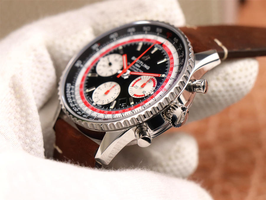 2023040601232012 - 百年靈哪個廠的高仿手錶 V9廠百年靈航空計時1繫列B01航空特別版手錶￥3180