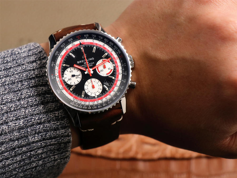 2023040601233829 - 百年靈哪個廠的高仿手錶 V9廠百年靈航空計時1繫列B01航空特別版手錶￥3180