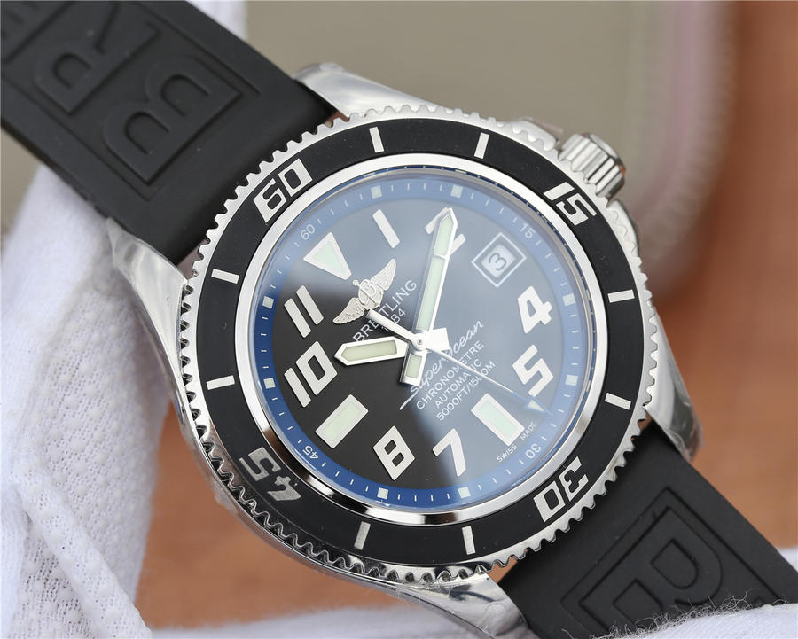 2023040701050612 - 百年靈高仿手錶 GM百年靈SUPEROCEAN42超級海洋42腕錶￥2880