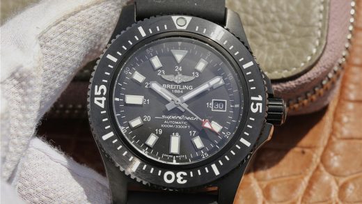 2023040701263145 520x293 - 百年靈海洋仿 百年靈超級海洋男士腕錶可PK原裝￥3180