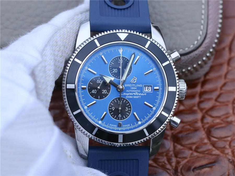 2023040805134676 - 一對一高仿手錶百年靈 OM百年靈超級海洋繫列計時男士腕錶￥3380