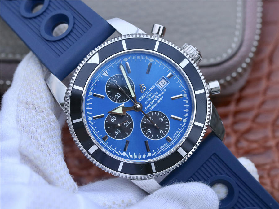 2023040805134833 - 一對一高仿手錶百年靈 OM百年靈超級海洋繫列計時男士腕錶￥3380