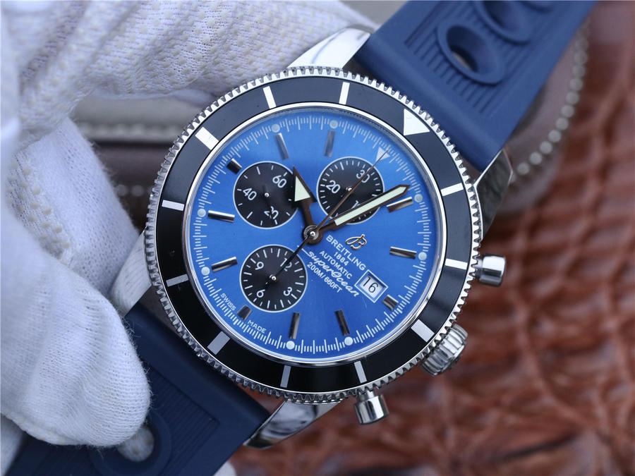 2023040805135174 - 一對一高仿手錶百年靈 OM百年靈超級海洋繫列計時男士腕錶￥3380