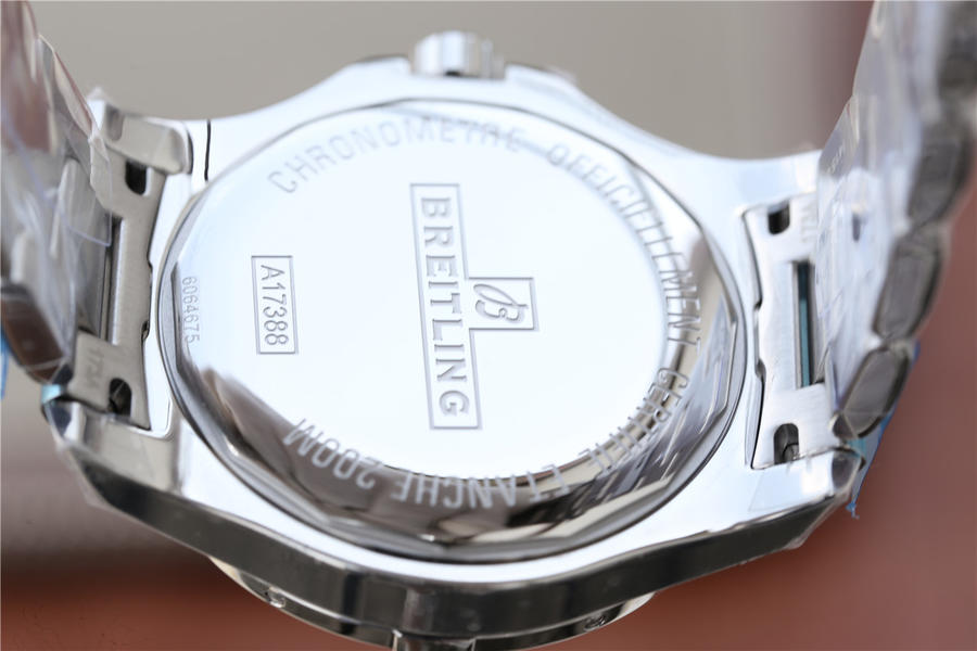 2023041005220343 - 高仿百年靈挑戰者白盤高仿手錶 GF百年靈挑戰者A1731311.G820.182A￥3580