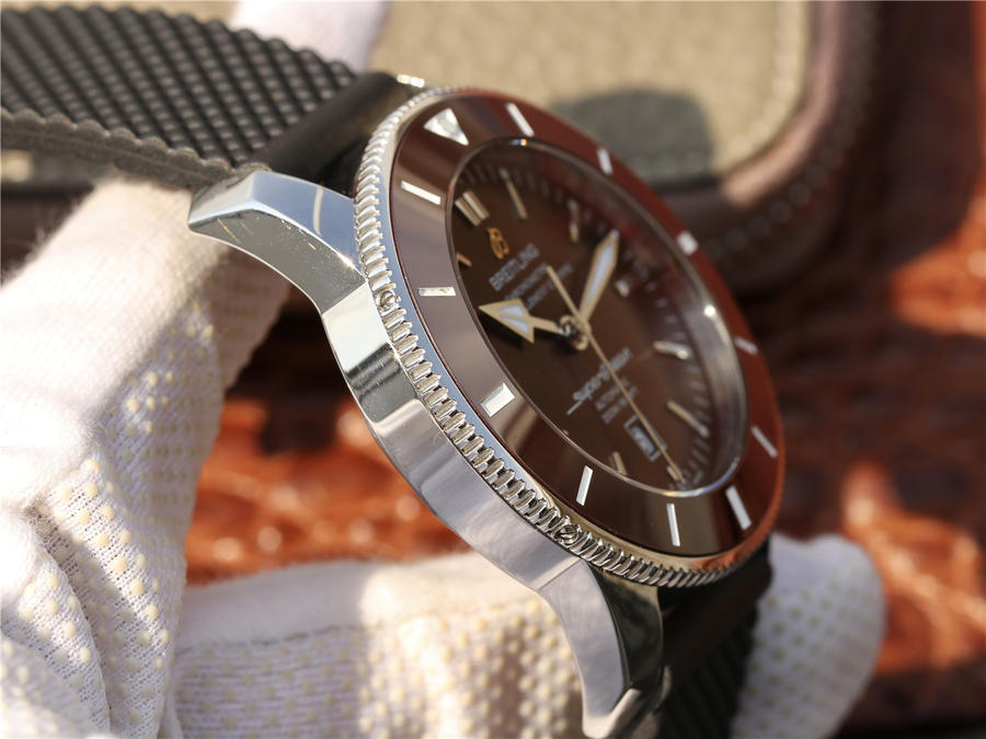 2023041203104933 - 復刻手錶百年靈超級海洋手錶 百年靈超級海洋文化二代棕色錶帶￥2880