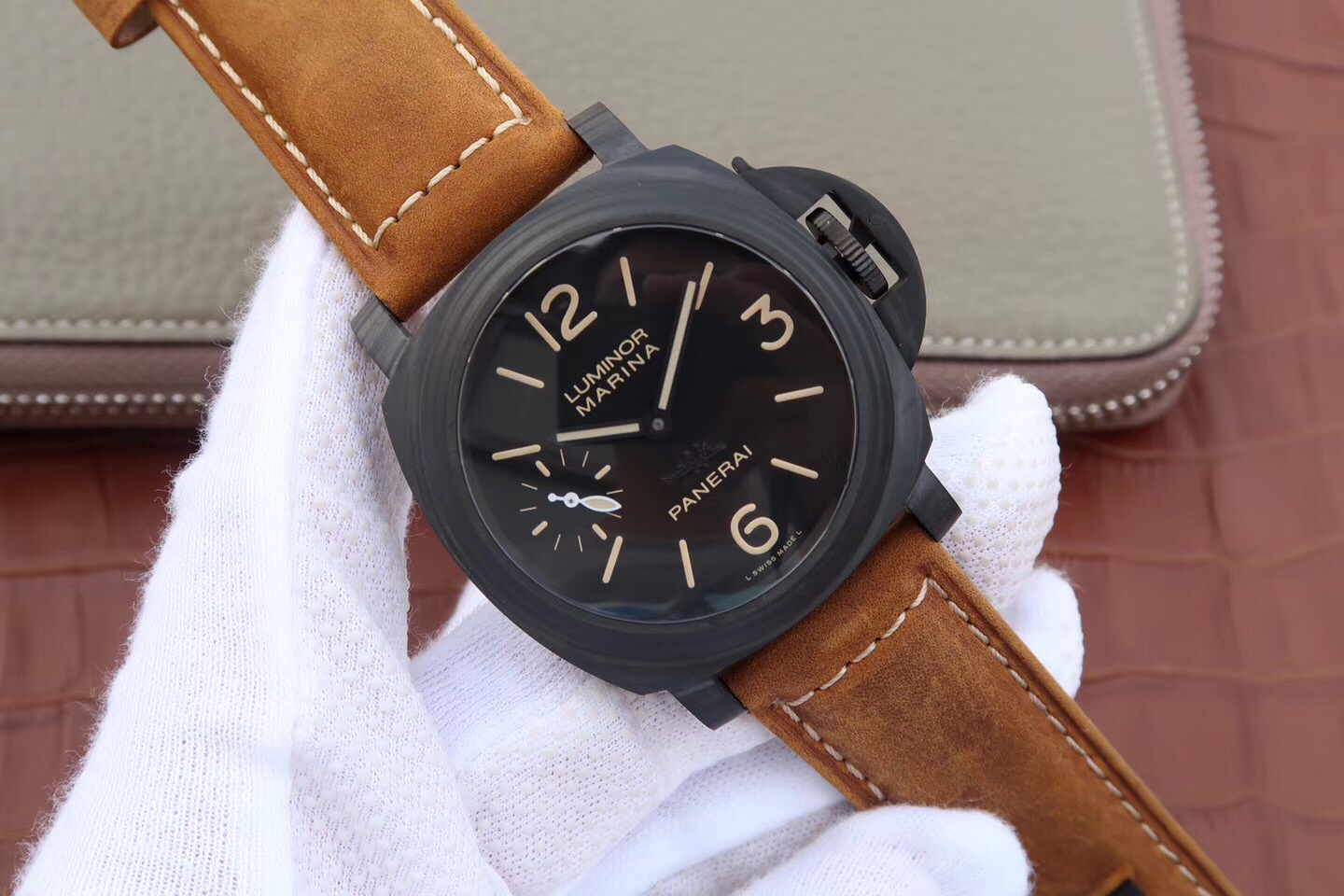 2023041602194559 - 復刻手錶沛納海到哪裏買 XF沛納海PAM417碳纖限量版￥2980