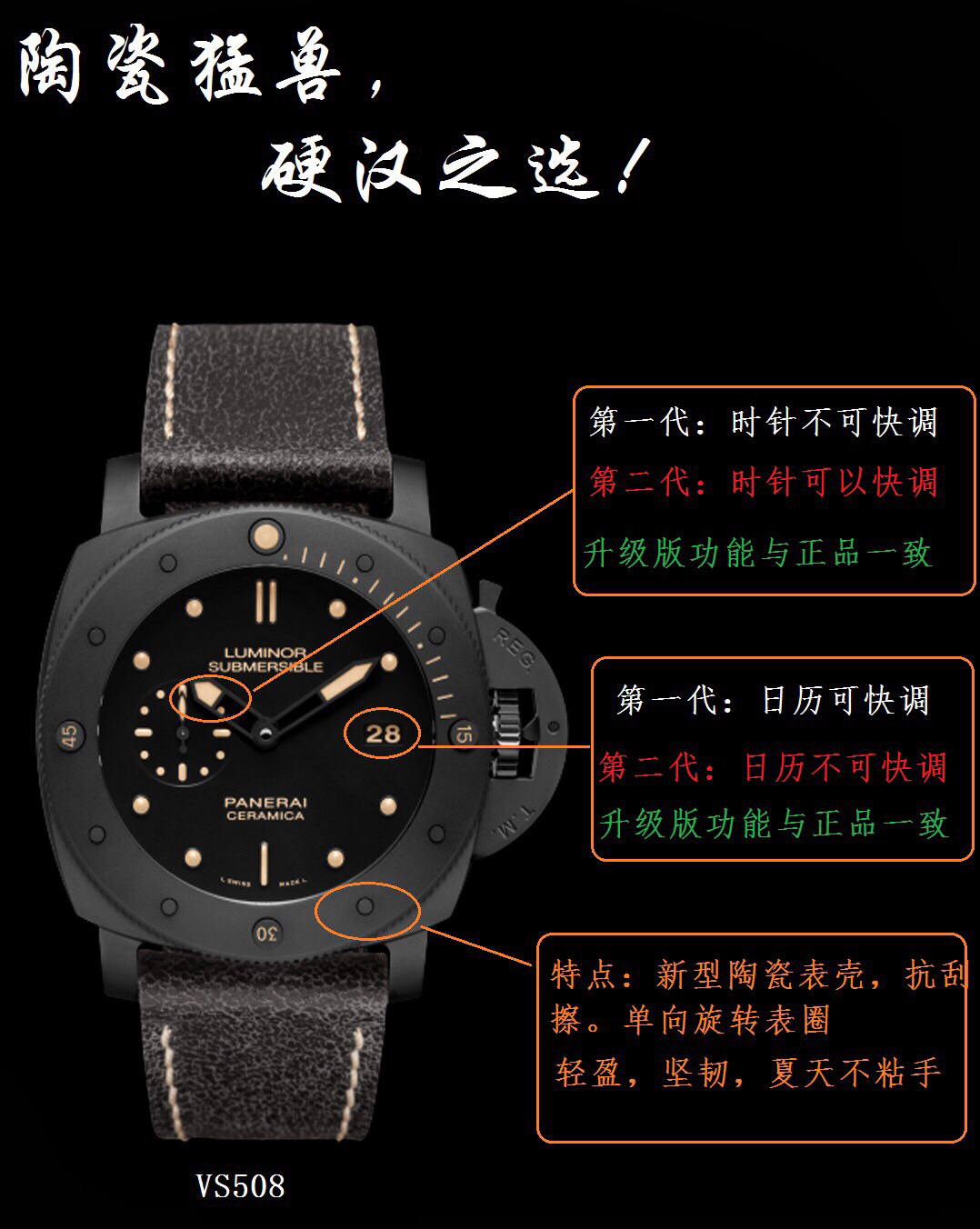 2023041902520031 - 精仿沛納海手錶價格 VS沛納海限量珍藏款繫列V2版PAM00508￥3680