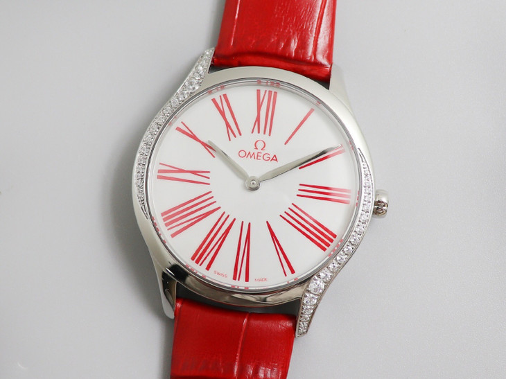 2023042301040789 - 歐米茄蝶飛精仿手錶價格 428.18.36.60.04.002 女士石英紅色腕錶￥3680