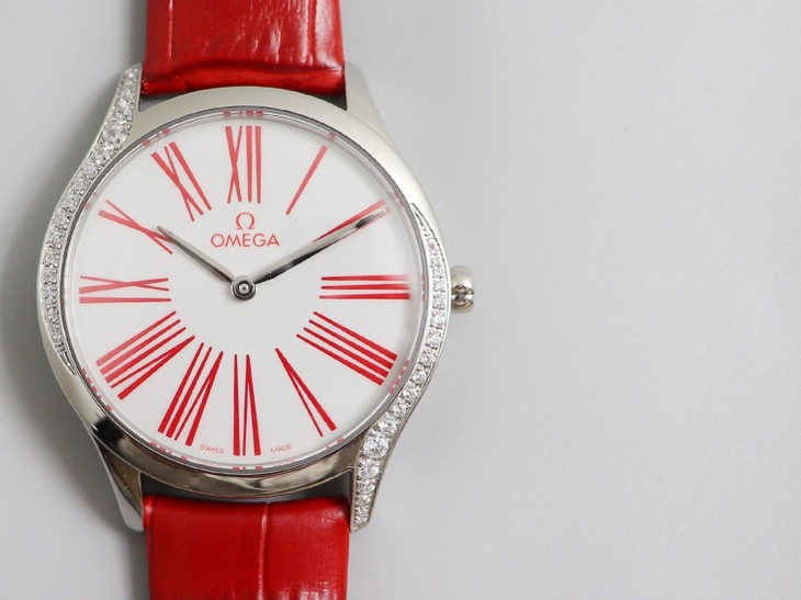 2023042301041792 - 歐米茄蝶飛精仿手錶價格 428.18.36.60.04.002 女士石英紅色腕錶￥3680