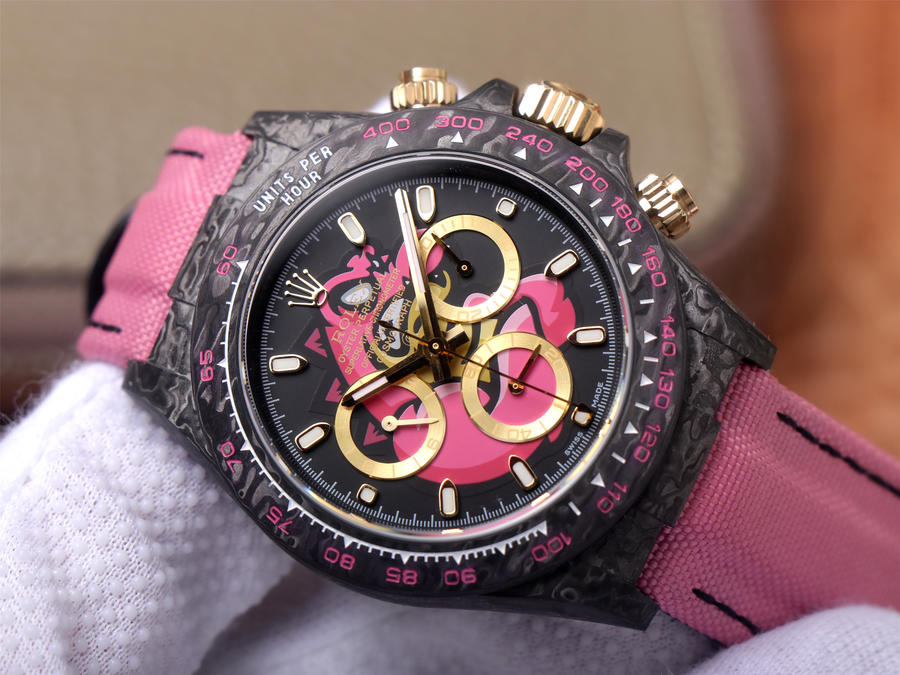 2023042804002570 - 正品刻模精仿手錶迪通拿 WWF廠勞力士迪通拿碳纖維材質￥4580