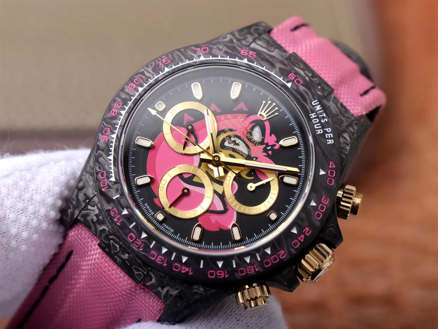 2023042804002961 - 正品刻模精仿手錶迪通拿 WWF廠勞力士迪通拿碳纖維材質￥4580