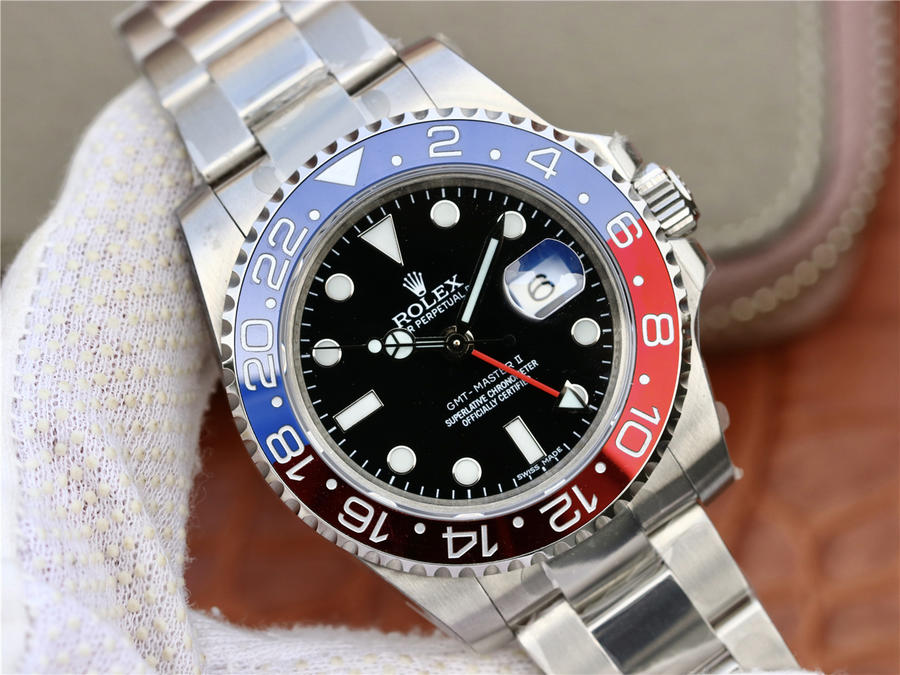 2023050201391967 - 正品刻模復刻勞力士格林尼治紅藍高仿手錶 GMT 116719BLRO￥3980