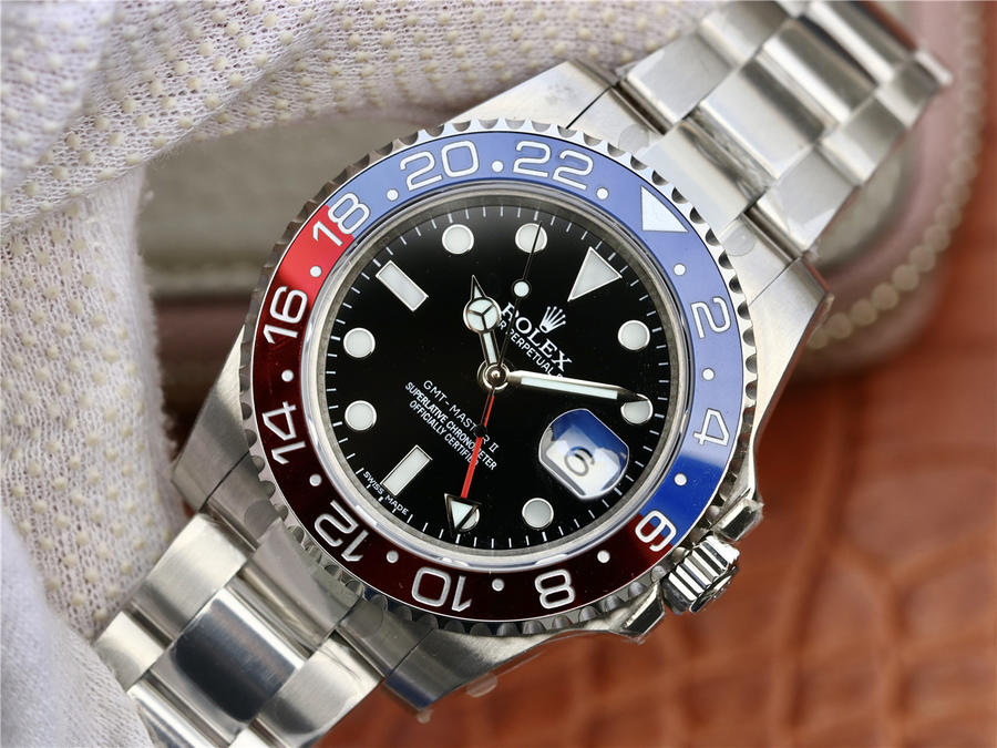 2023050201392186 - 正品刻模復刻勞力士格林尼治紅藍高仿手錶 GMT 116719BLRO￥3980
