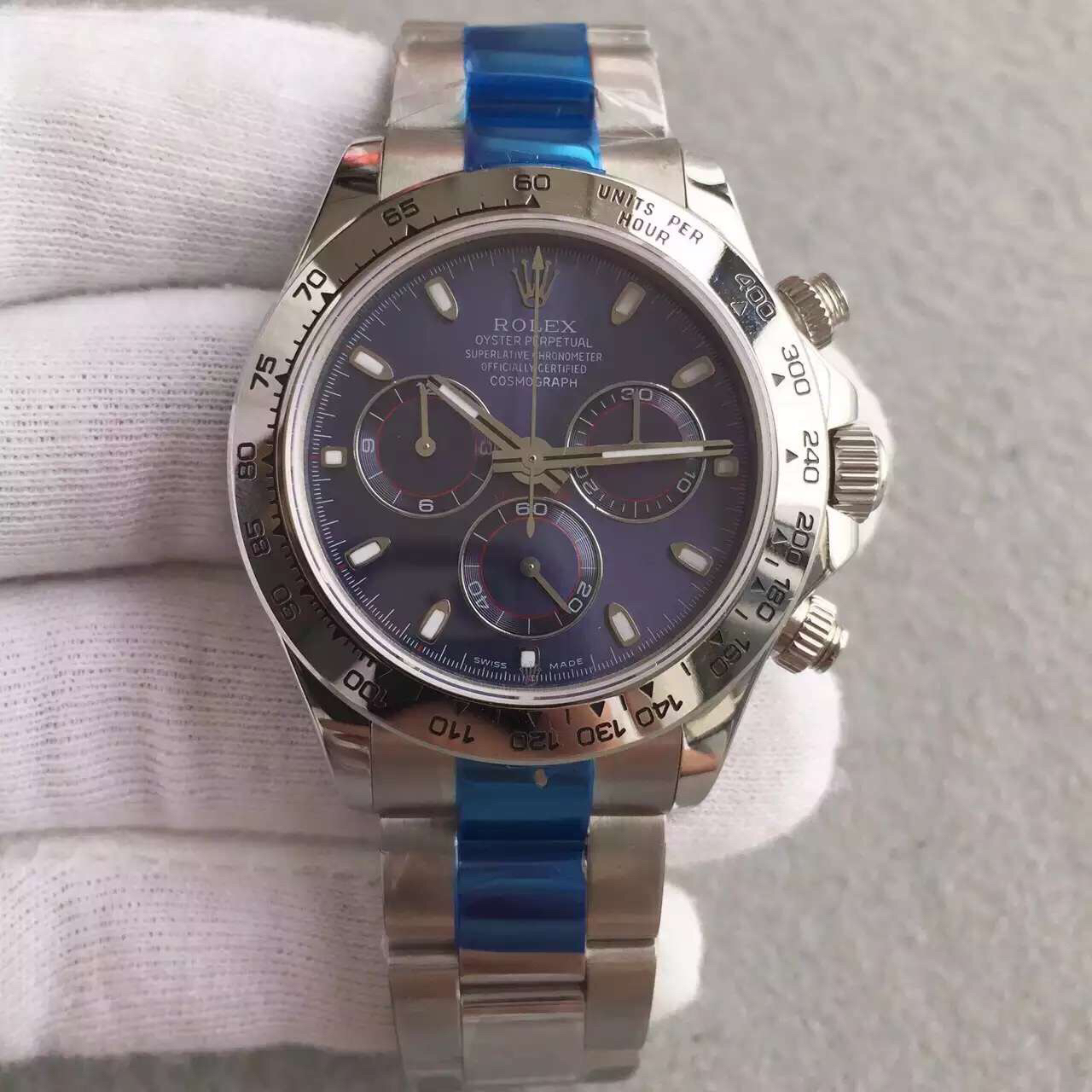 2023050705162664 - 正品刻模一比一復刻手錶勞力士手錶迪通拿116509 藍盤 JH廠v7￥4580