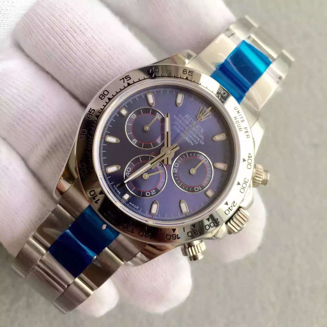 2023050705165744 - 正品刻模一比一復刻手錶勞力士手錶迪通拿116509 藍盤 JH廠v7￥4580