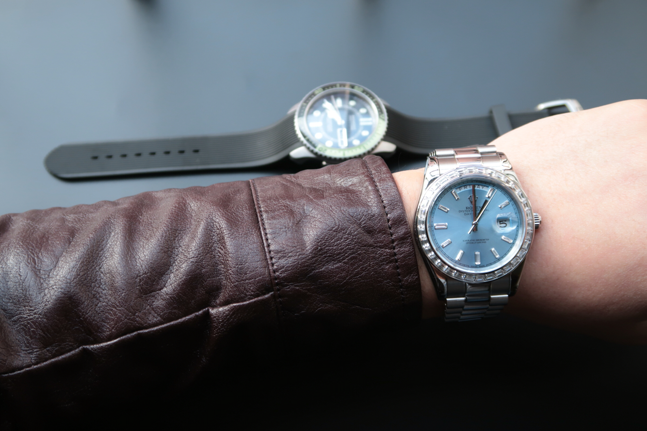 2023050705275822 - 正品刻模一比一高仿手錶勞力士冰藍星期日誌 218399￥3380