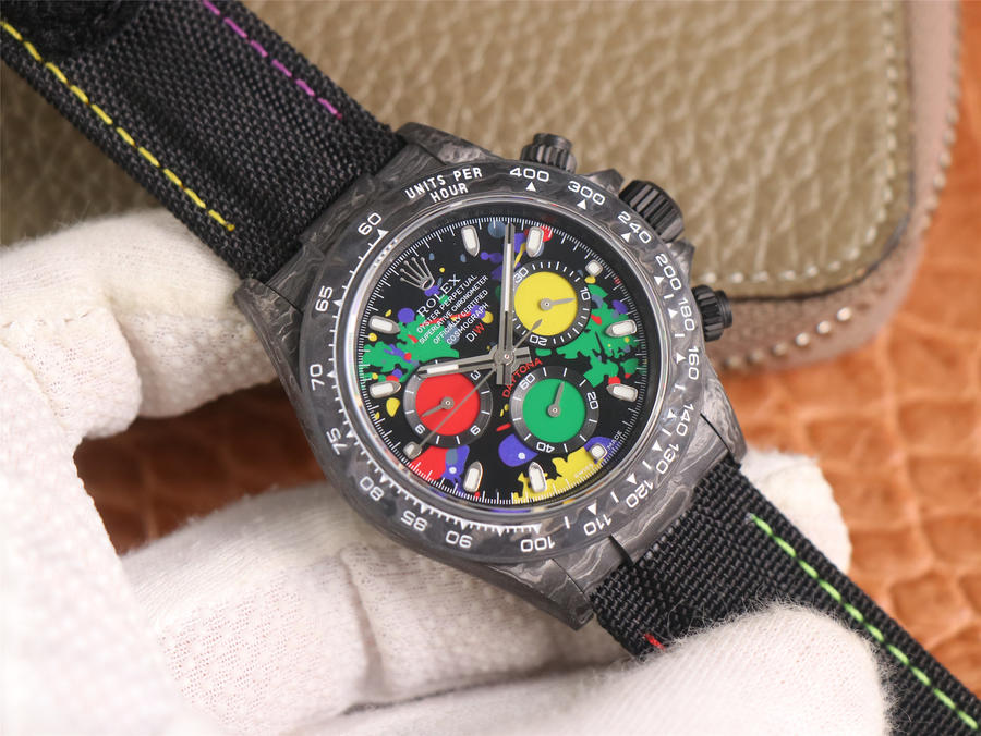 2023050706213875 - 復刻手錶勞力士迪通拿手錶 WWF廠宇宙迪通拿 碳纖維￥4580