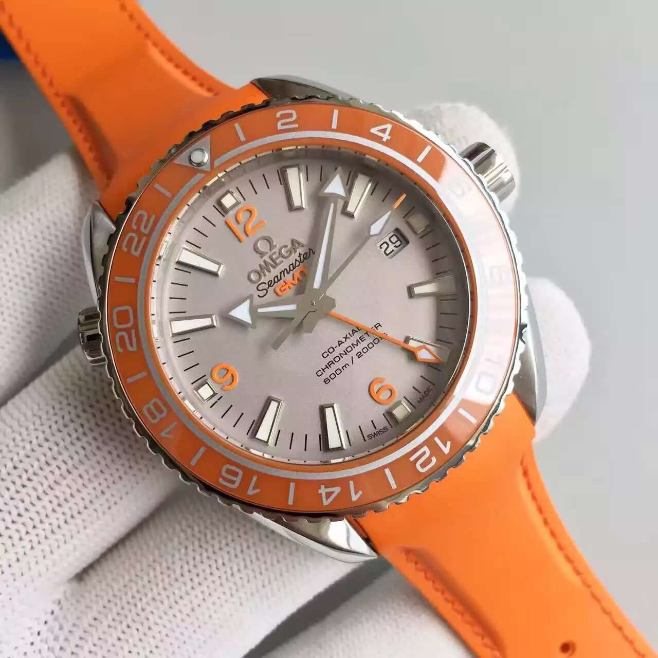 2023051403530955 - 米茄橙色海馬 高仿手錶 JH歐米茄海馬232.93.44.22.99.001￥3680