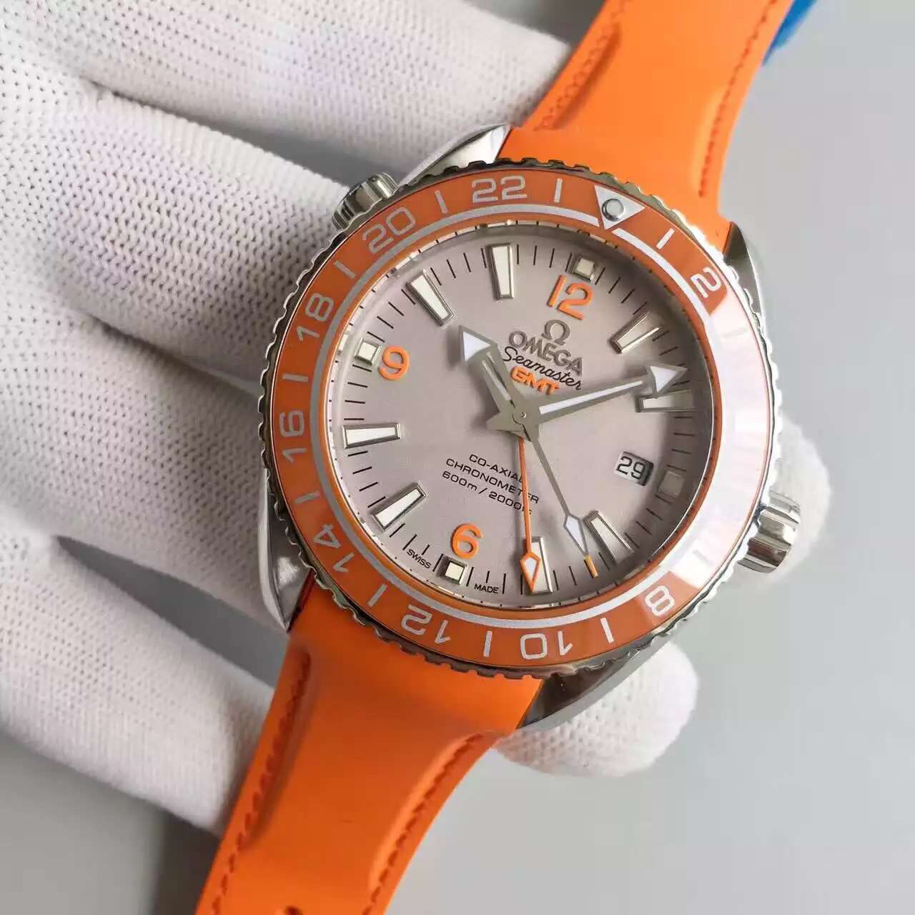 2023051403531636 - 米茄橙色海馬 高仿手錶 JH歐米茄海馬232.93.44.22.99.001￥3680