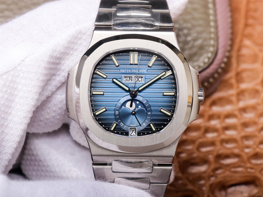 2023051904224737 - pf廠手錶百達翡麗鸚鵡螺5726 藍盤 復刻錶￥4580