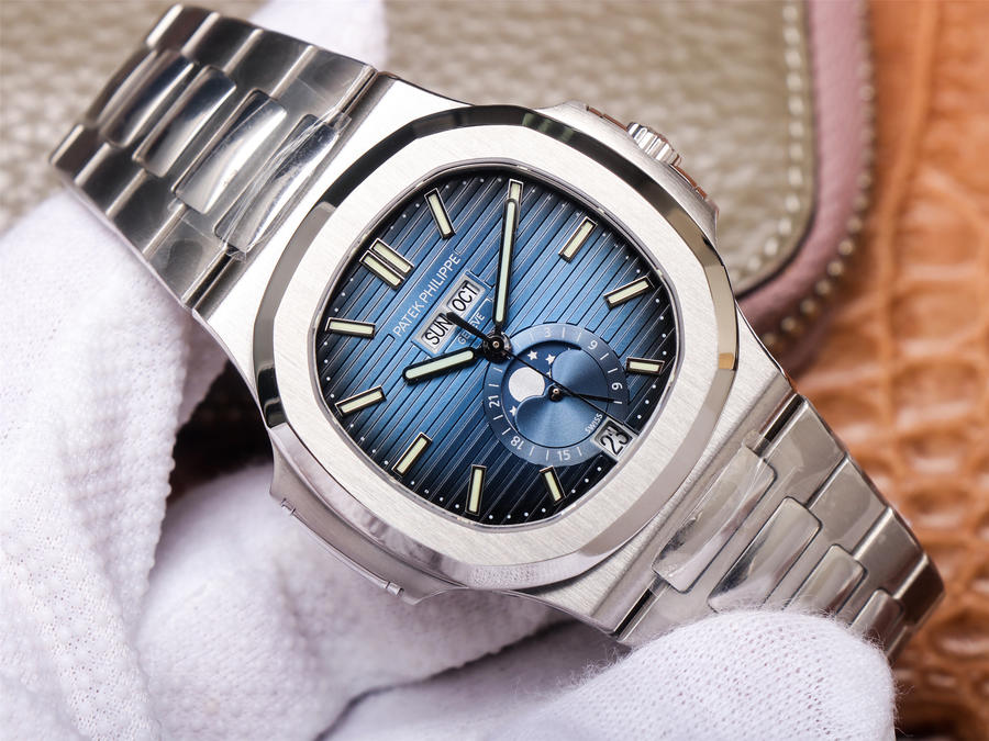 202305190422548 - pf廠手錶百達翡麗鸚鵡螺5726 藍盤 復刻錶￥4580