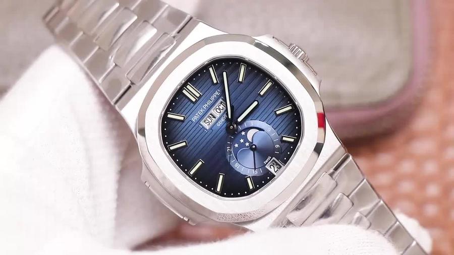 202305190423018 - pf廠手錶百達翡麗鸚鵡螺5726 藍盤 復刻錶￥4580