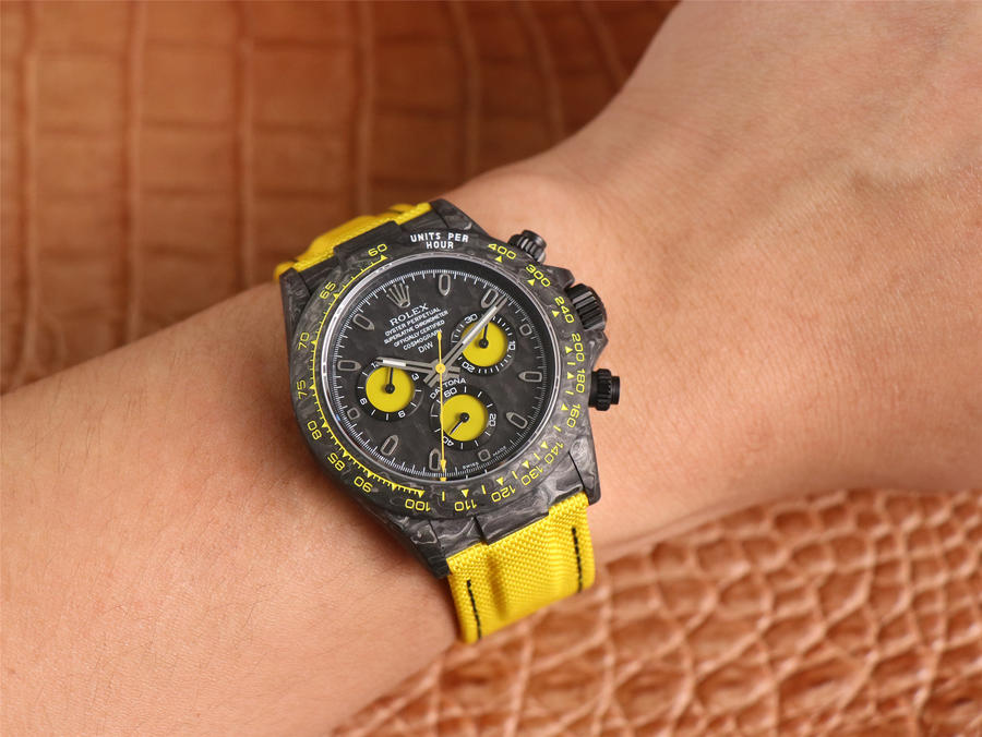 2023060702155721 - 勞力士迪通拿 復刻手錶 WWF廠高仿手錶勞力士迪通拿碳纖維￥4580