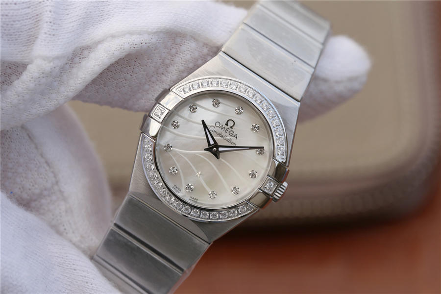 2023080209085796 - 歐米茄星座繫列高仿手錶哪裏有 v6歐米茄星座繫列27毫米石英腕錶￥2980