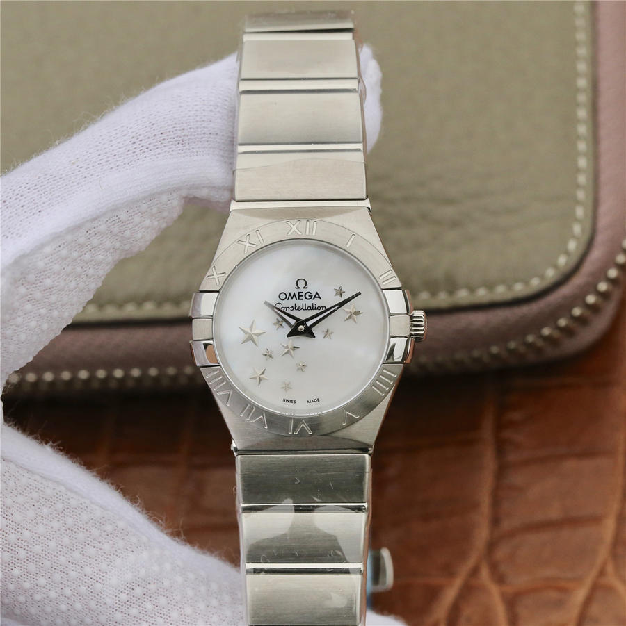 2023080209524068 - 歐米茄星座高仿手錶 TW歐米茄女款星座繫列27mm石英腕錶￥2980