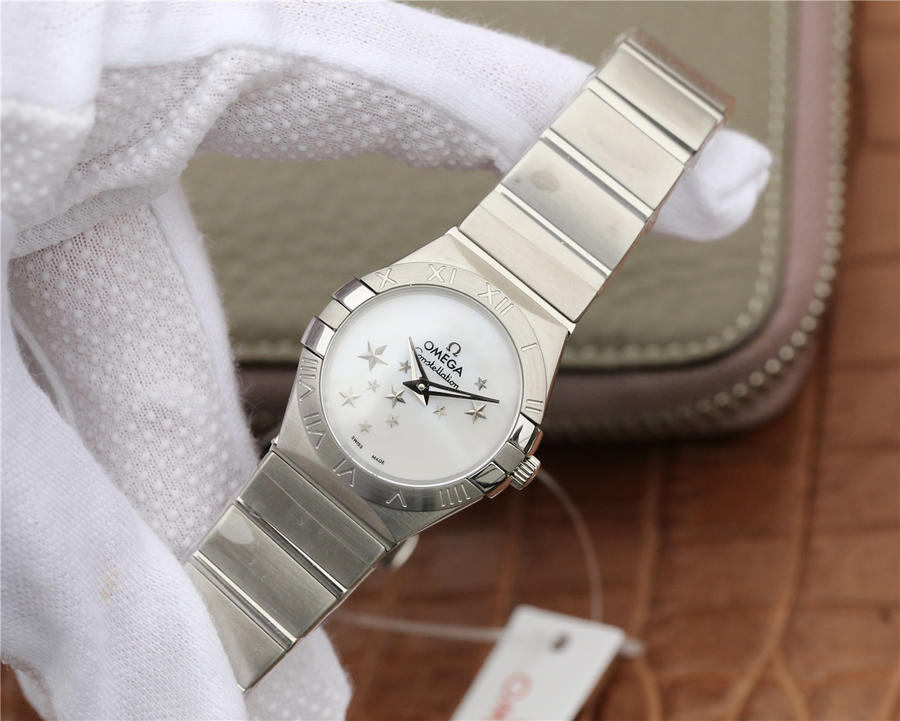 2023080209524357 - 歐米茄星座高仿手錶 TW歐米茄女款星座繫列27mm石英腕錶￥2980
