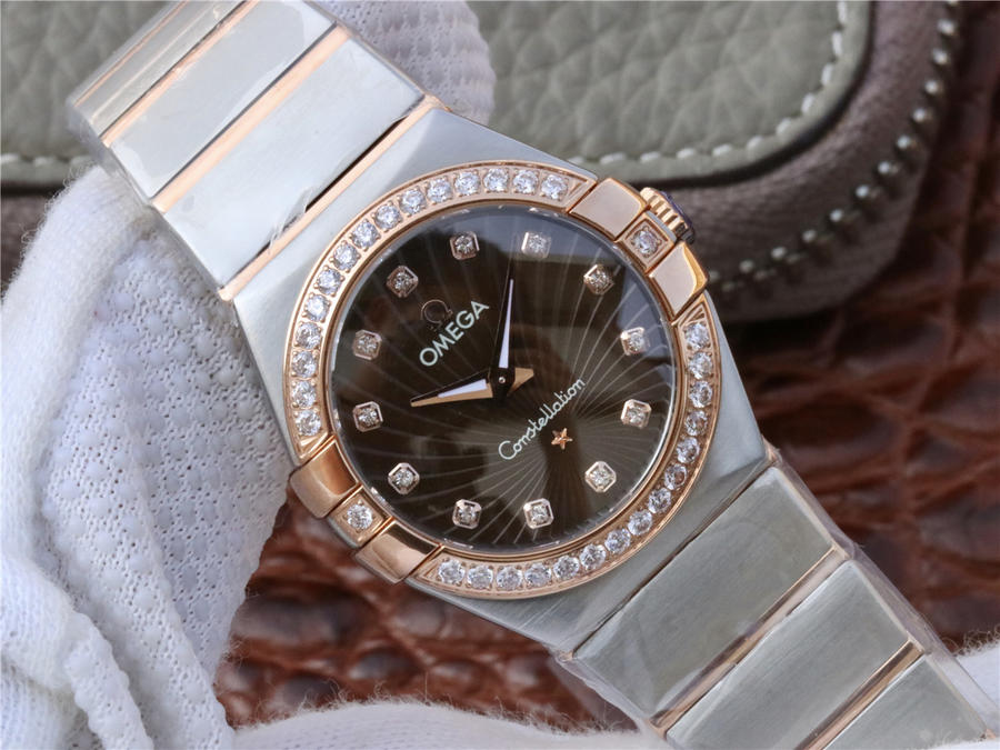 2023080402200474 - 歐米茄星座 高仿手錶 鋯石 V6歐米茄星座女士腕錶￥3480