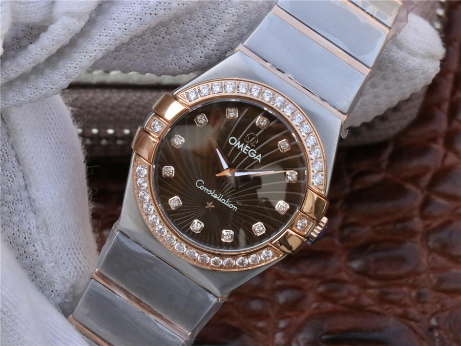 2023080402200724 - 歐米茄星座 高仿手錶 鋯石 V6歐米茄星座女士腕錶￥3480