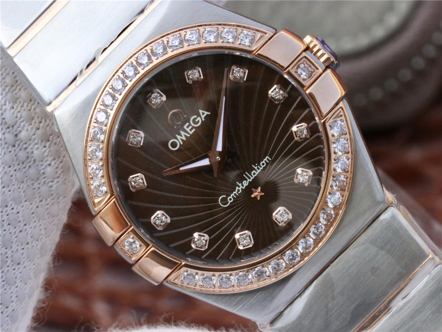 2023080402201097 - 歐米茄星座 高仿手錶 鋯石 V6歐米茄星座女士腕錶￥3480