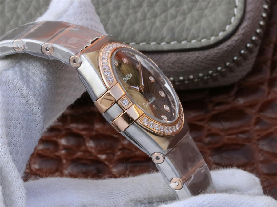 2023080402201337 - 歐米茄星座 高仿手錶 鋯石 V6歐米茄星座女士腕錶￥3480