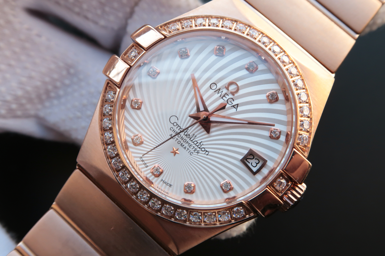 2023080703431664 - 歐米茄星座繫列高仿手錶包金質量如何 V6歐米茄星座123.20.35￥2980