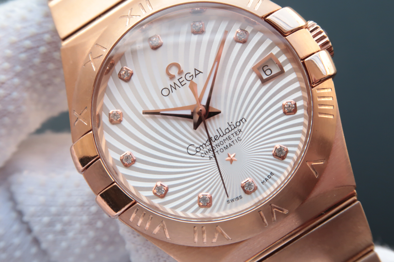 2023080703433234 - 歐米茄星座繫列高仿手錶包金質量如何 V6歐米茄星座123.20.35￥2980