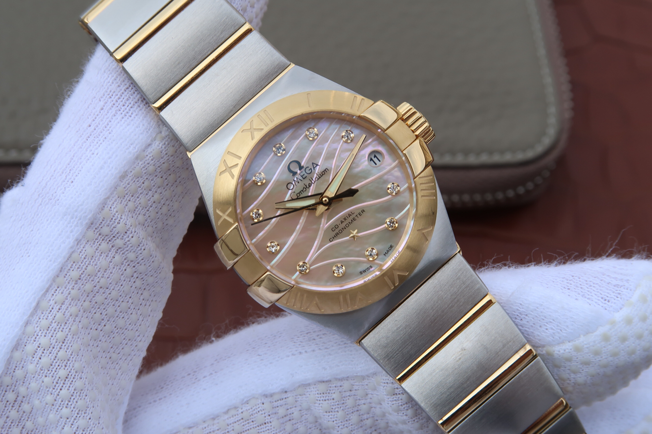 2023092512523070 - 歐米茄星座高仿手錶用什麽機蕊 V6歐米茄星座繫列27mm女款￥2980