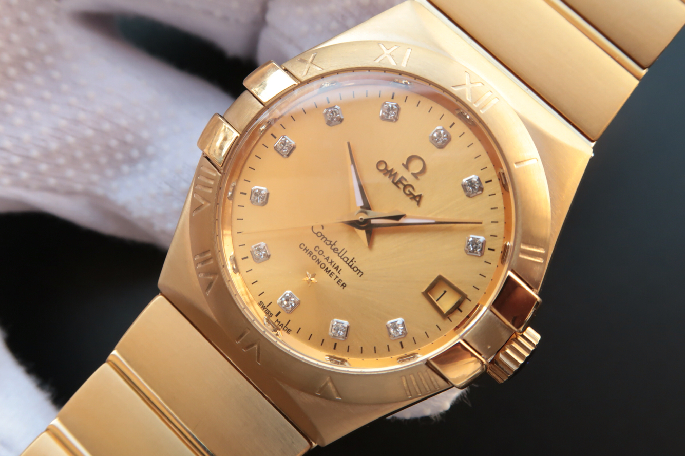 2023101902102197 - 歐米茄星座高仿手錶與正品 V6歐米茄星座123.20.35自動機械錶￥3180