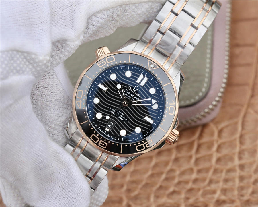 2023102202455585 - 歐米茄海馬高仿手錶哪個廠好 VS歐米茄海馬300米210.20.42.20.01.001￥3980
