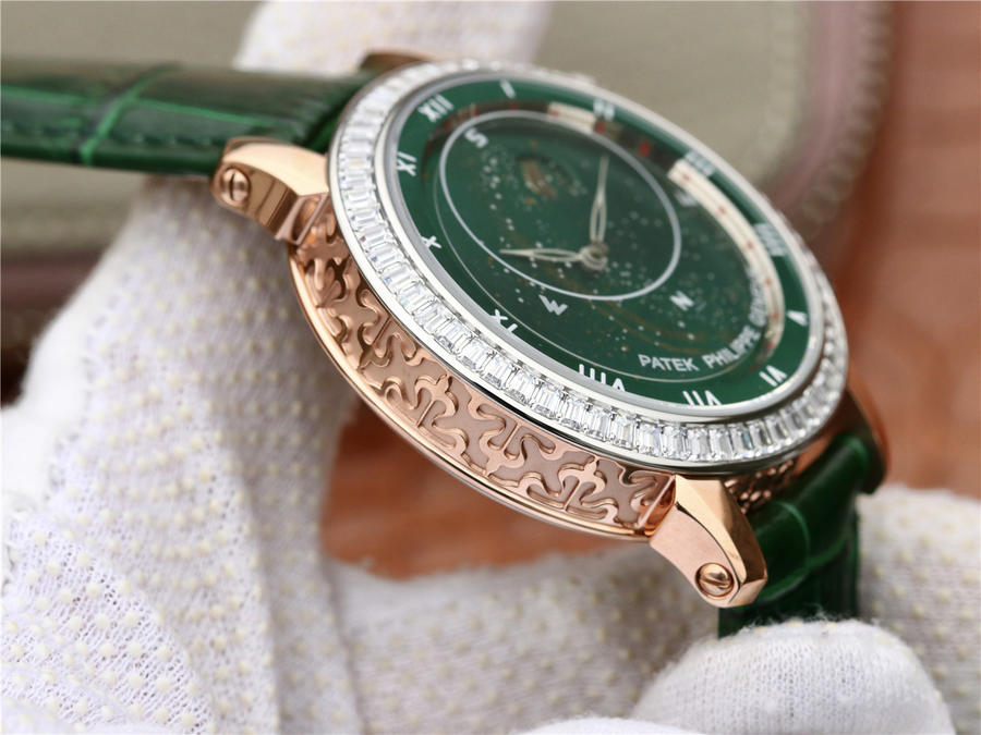 2023110100142477 - 百達翡麗星空錶復刻手錶 百達翡麗升級版星空5102綠色面限量版￥3580