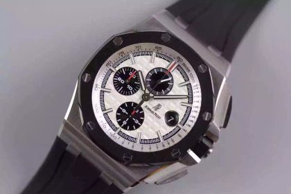 2024011800585755 420x280 - 愛彼復刻手錶手錶皇家橡樹 JF廠愛彼大熊貓陶瓷圈26400SO.OO.A002CA.01 男士機械手錶￥4880