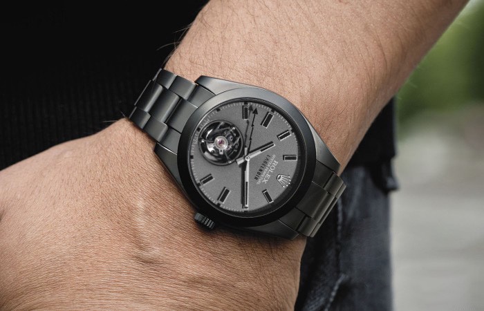 2025031313395420 - JB頂級高仿錶Rolex勞力士Label Noir蠔式陀飛輪