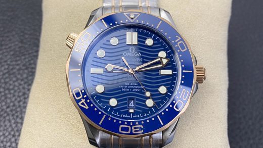 2025061817071029 520x293 - VS歐米茄新版海馬300藍盤間金款一比一復刻錶