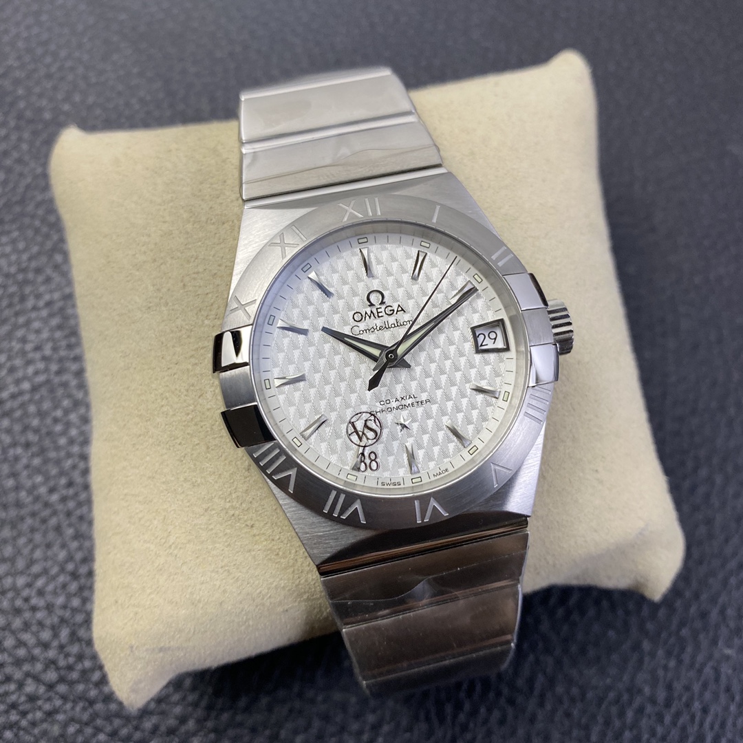 202510151050411 - VS廠歐米茄高仿表 星座男款格子白盤